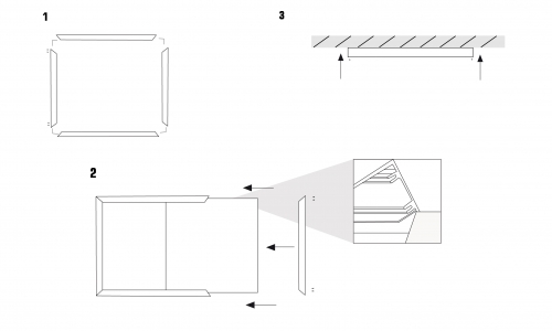 Dodatek za LED panel  OZL6060 