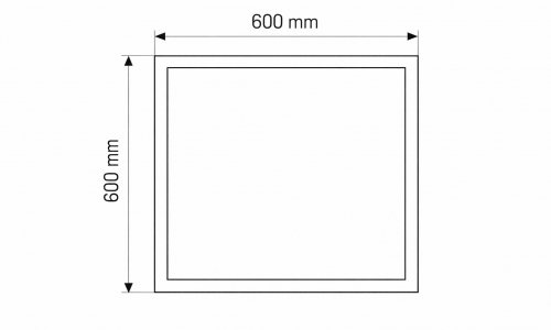Dodatek za LED panel  OZL6060 